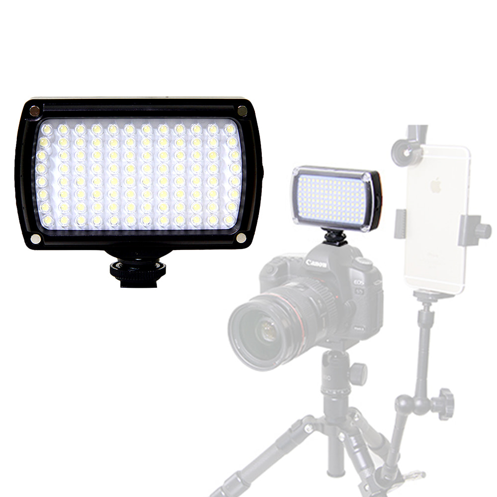 개인 유튜브 방송 조명 장비 BJ 셀카 조명 스마트폰 카메라 촬영 보조 장비 비디오 라이트 LED-96