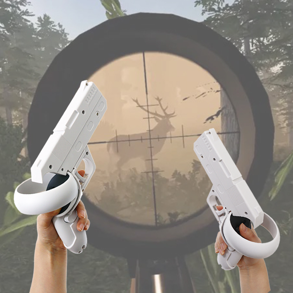 오큘러스 퀘스트 2 VR 장비 총게임 필수 악세사리 건스톡 컨트롤러 그립